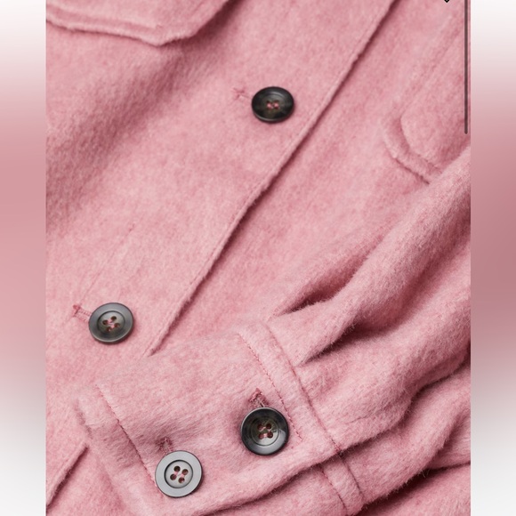 H&M WOOL BLEND SHACKET - Picture 2 of 2